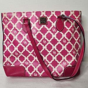 Dooney And Bourke Sanibel Richmond Shopper Bag Hot Pink